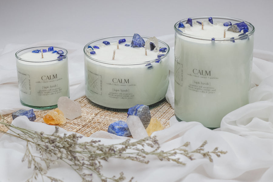 Calm Crystal Candle