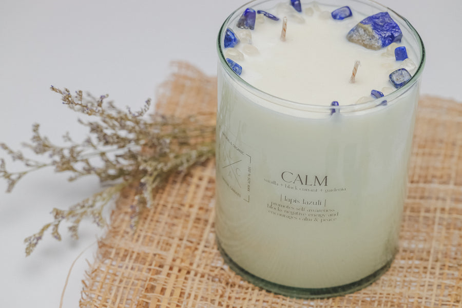 Calm Crystal Candle