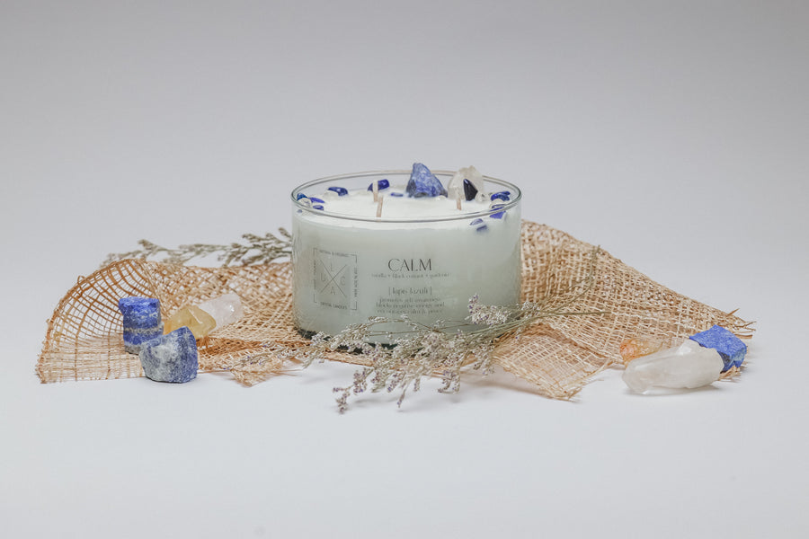 Calm Crystal Candle