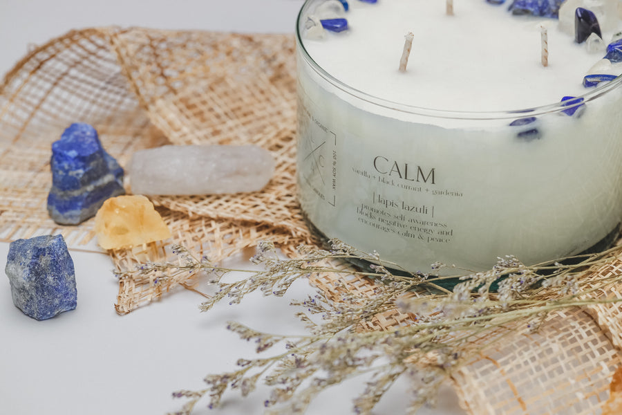 Calm Crystal Candle