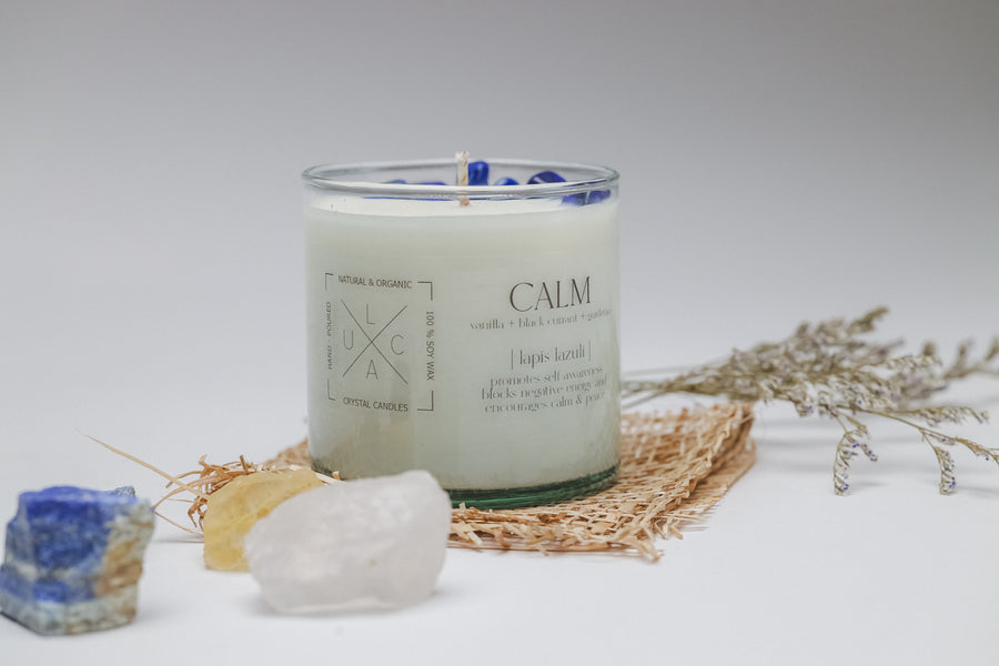 Calm Crystal Candle