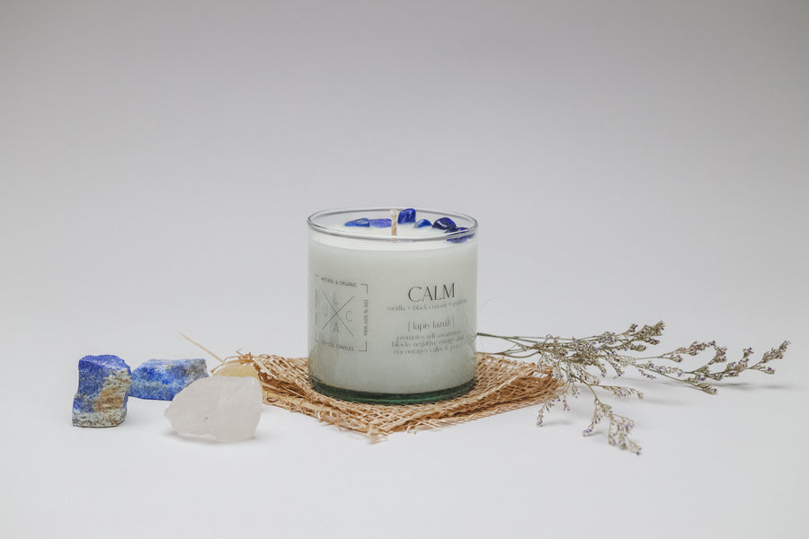 Calm Crystal Candle